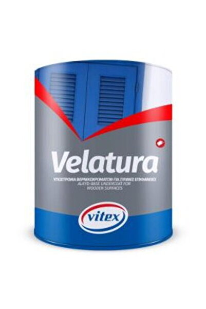 Vitex Solvent-Based Primer for Wood Velatura, Matte White, 2.5L