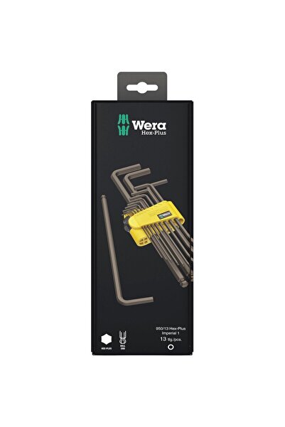 wera Set chei unghiulare 950/13 Hex-Plus Imperial 1 BlackLaser