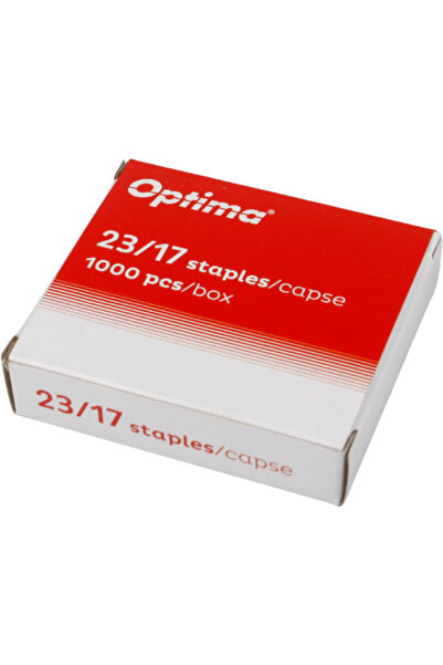 Optima Staples 23/17, 1000 pcs/box,