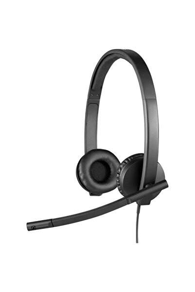 logitech Căști H570e USB cu fără sârmă Negre