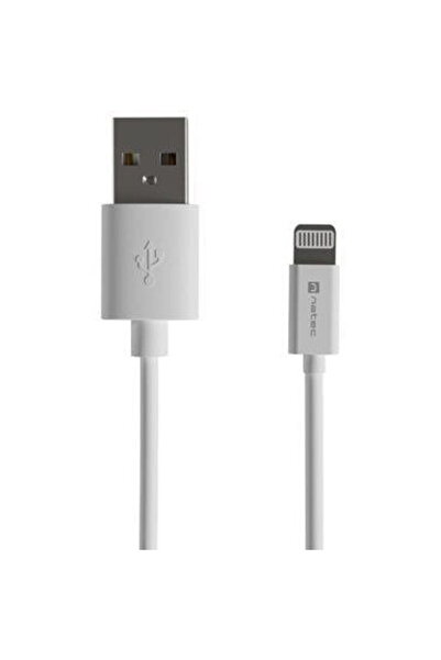 Natec CABLU LIGHTNING(M)->USB-A(M) 2M ALB MFI