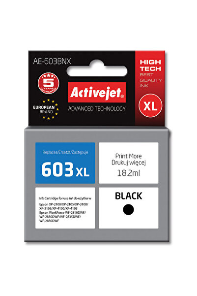 ActiveJet Съвместима касета AE-603BNX за принтер Epson