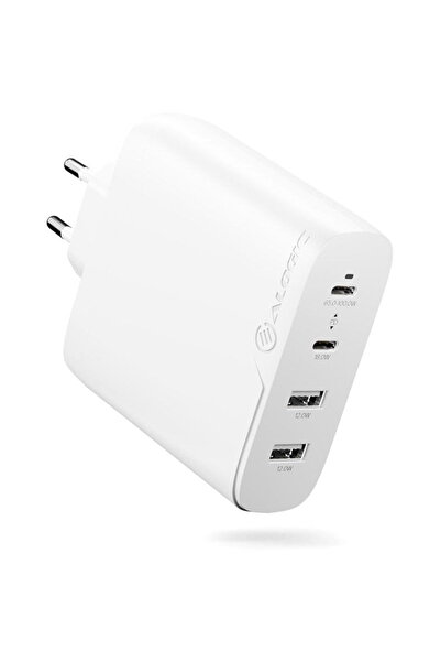 Alogic Încărcător rapid Rapid Power 100W cu 4 porturi GaN + cablu 2m alb