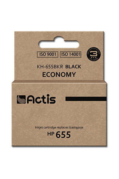 Actis Съвместима касета KH-655BKR за принтер HP