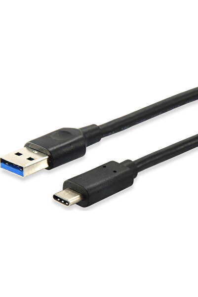 EQUIP Cablu USB 3.2 A -> C Oțel/Oțel 0.50m 3A/20V