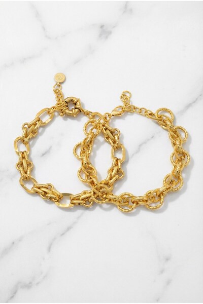 FerizZ Altın Kaplama Işıltılı Zincir Bileklik Ve Işıltılı Uzay Yolu Bileklik ...