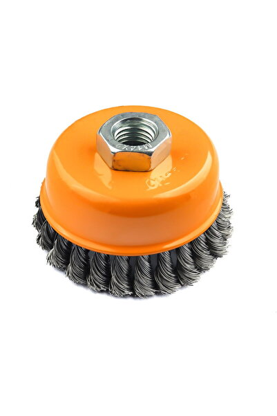 Rotor Perie tip cupă cu noduri răsucite 125 mm M14