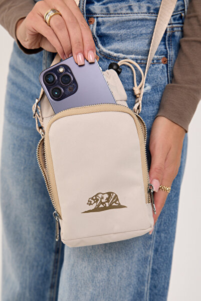 CALIFORNIA REPUBLIC Kadın Çapraz Askılı Mini Çanta | Termos Bölmeli Sıcak/Soğ...