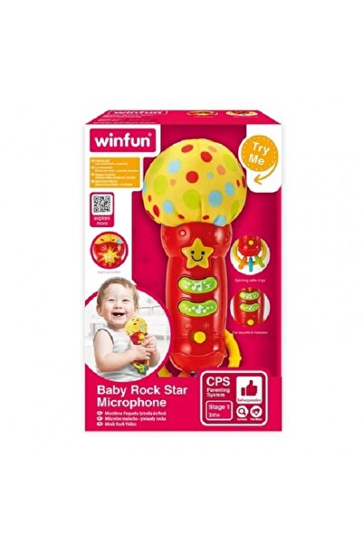 WINFUN Jucarie Microfon cu sunte si lumini
