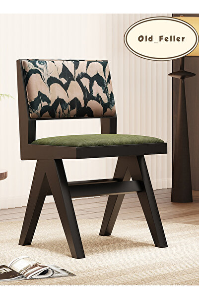 Old_Feller Classic Vintage Chandigarh Chair with Woven Rattan Seat & Back