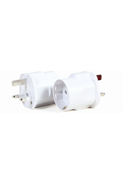 Gembird Adaptor de alimentare CA A-AC-EUFUKM-01, priză Schuko UE la ștecher U...