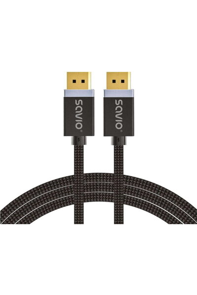Savio DisplayPort cable 1 m Black CL-165