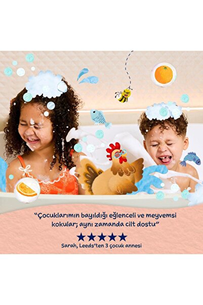 Genel Markalar Organik Tatlı Portakal Özlü Çocuk Saç ve Vücut Şampuanı 500ml