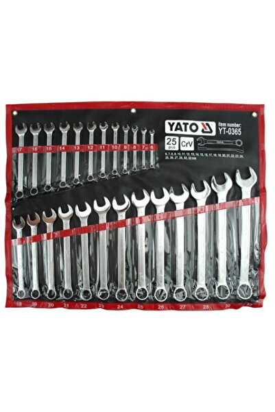 yato Chei inelare plate 6-32 mm, 25 bucăți, YT-0365