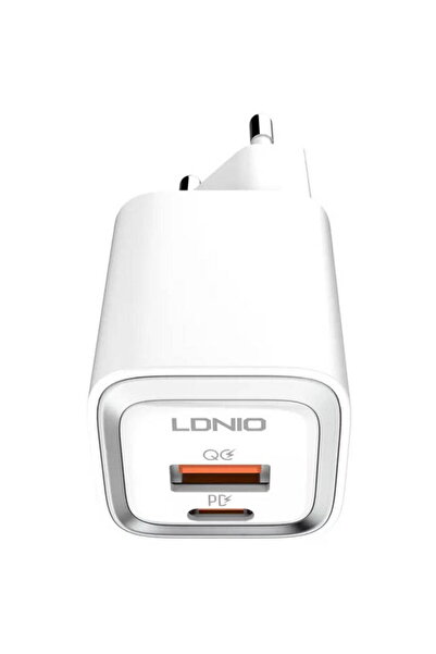 LDNIO A2318M USB зарядно за стена, USB-C + USB-C към Lightning кабел