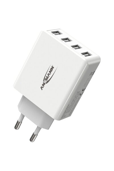 ANSMANN Încărcător de acasă HC 430 4xUSB 3000mA alb