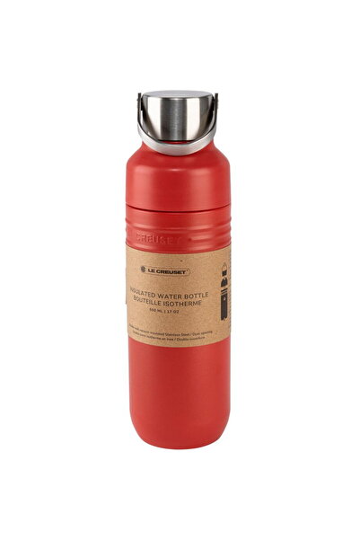 Le Creuset Sticlă de apă roșie pentru călătorii, 500 ml