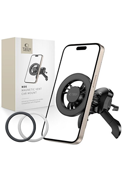 Tech-Protect N56 MAGNETIC MAGSAFE STABLE VENT CAR MOUNT BLACK