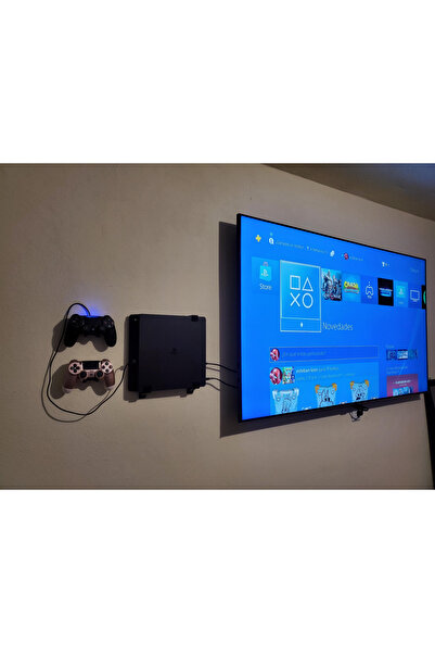 DU&ER PS4 Slim Duvar Askı Aparatı – Konsol Düzenleyici Montaj Parçası