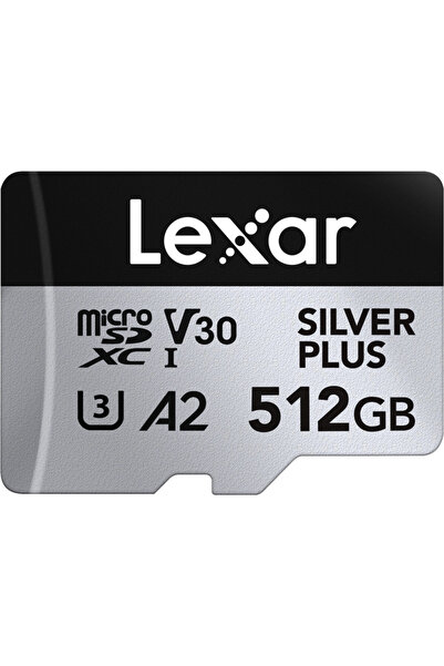 Lexar Card microSDXC Silver Plus 1066x UHS-I/U3/A2/4K R205/W150 (V30) 512GB