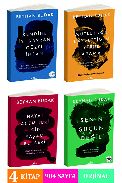 Buğday Kitap Beyhan Budak En Çok Okunan Kitapları (4 Kitap Set)