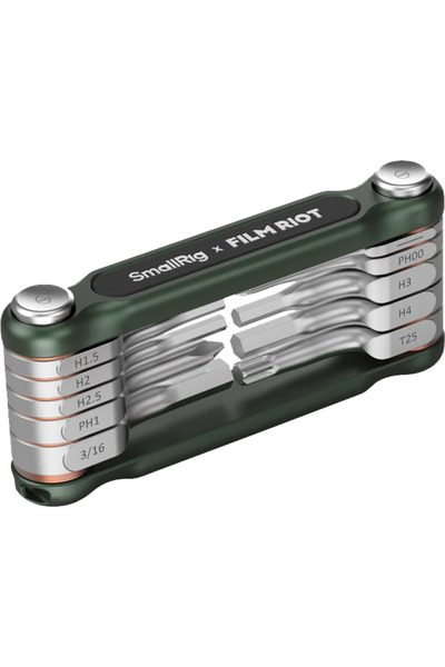 SmallRig 4814 x FILM RIOT 10-in-1 Folding Wrench Set with Multiple Angle Posi...