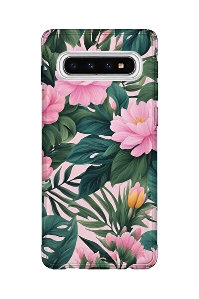 lelia حافظة هاتف شفافة مطبوعة متوافقة مع هاتف سامسونج جالاكسي S10 |   مجموعة ...