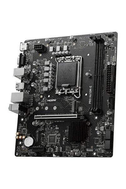 MSI MB PRO H610M-E Socket 1700 DDR5 5600MHZ HDMI VGA M.2 USB3.2 1x1G LAN mATX