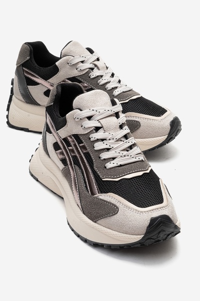 LuviShoes Calina Ice Black Women's Sneaker