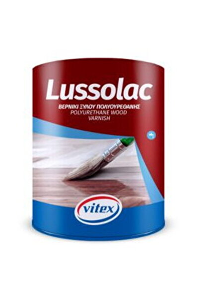 Vitex Water-Based Polyurethane Lacquer Lussolac, 500 Colorless Satin, 2.5L