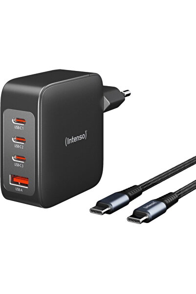 Intenso Adaptor de alimentare W140 SET 2x USB-C 1x USB-A incl. cablu