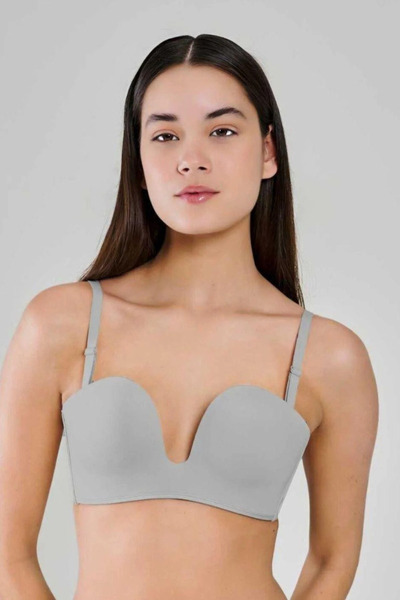 Mifella New İnci̇ Laser Cut Bonding Bra Without Underwire Support Non-Marking...