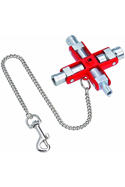 Knipex κλειδί γενικής χρήσης 00 11 06, κλειδί υποδοχής (ασημί/κόκκινο, για κο...