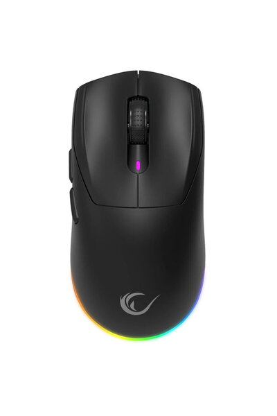 Rampage Mouse de gaming Prote M5, wireless, 2400 DPI, RGB, negru
