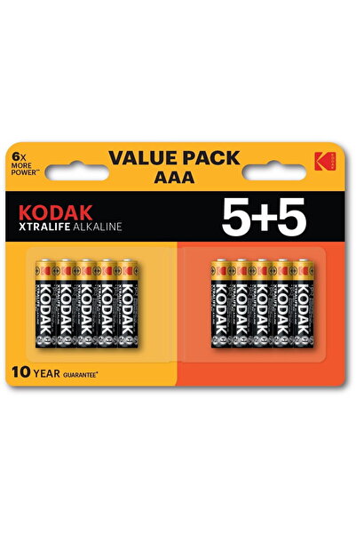 Kodak Baterii alcaline AAA XTRALIFE 10 (pachet 5+5)