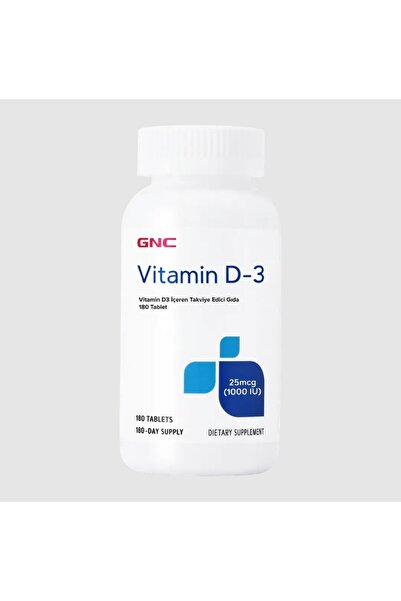 G.N.C Gnc Vitamin D3 1000 Iu 180 Tablets