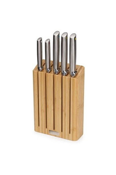 Joseph Joseph Set de 5 cuțite Elevate Steel din bambus