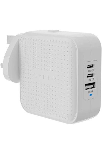 Hyper Încărcător de călătorie HyperJuice 70W USB-C GaN (3C+1A) - Alb