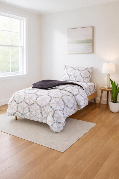 Arma Concept Single Luxury Double-Sided Puffy Patterned Wellsoft Quilt 155X21...