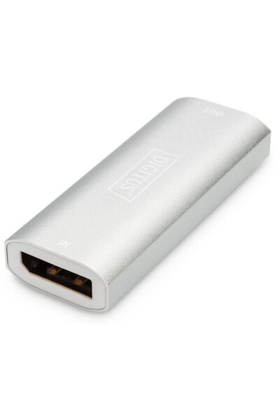 Assmann DisplayPort-ретранслатор до 30 м 8K сребърен