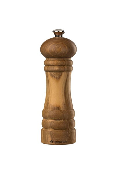 zassenhaus Râșniță de piper BERLIN din lemn de măslin, 18 cm