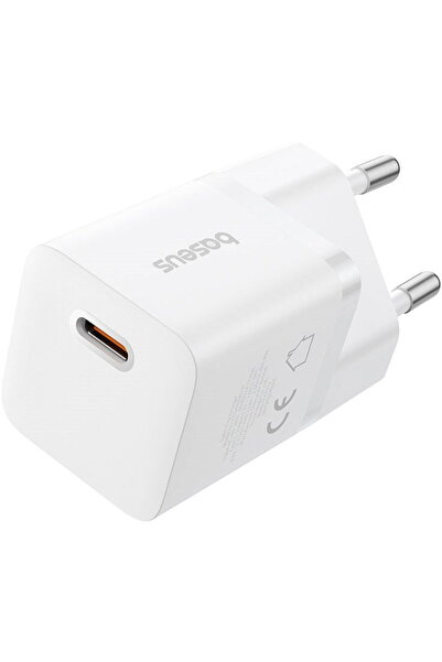 Baseus P10110909213-00 USB-C GaN5 mini 25W mains charger White