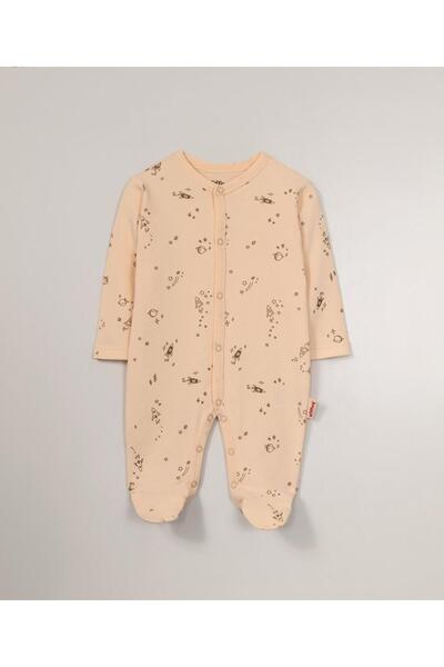 Tiffany Galaxy Organic Theme Bootie Jumpsuit