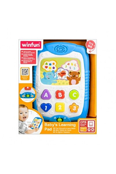 WINFUN Jucarie Tableta educativa cu sunte si lumini, engleza,