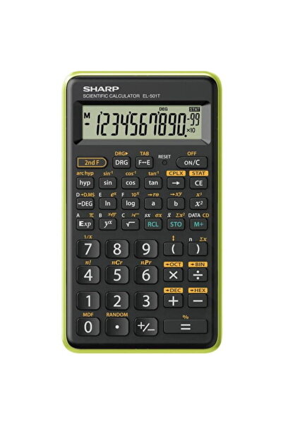 Sharp Scientific Calculator, 10 digits, 131 functions, 144x75x10mm, EL-501TBG...