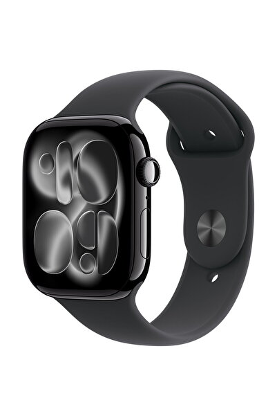 Apple Carcasă din aluminiu negru intens de 46 mm pentru ceasuri seria 11 GPS ...