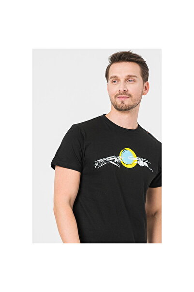 Pegas Tricou casual Bicycle pentru bărbați, negru-XL