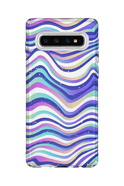 lelia حافظة هاتف شفافة مطبوعة متوافقة مع هاتف سامسونج جالاكسي S10 |   مجموعة ...