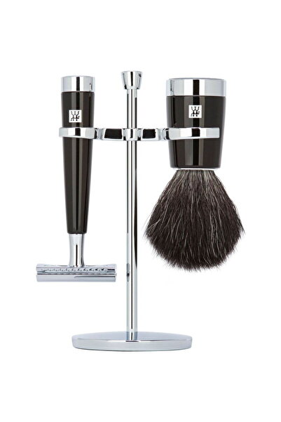 ZWILLING Set de bărbierit cu lamă de siguranță, 3 piese, negru