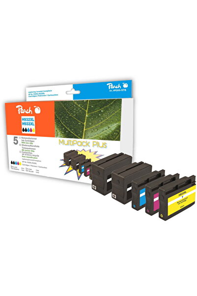 Peach Συμβατό δοχείο αντικατάστασης για HP No.932/933 XL MultiPackPlus REM,KOM